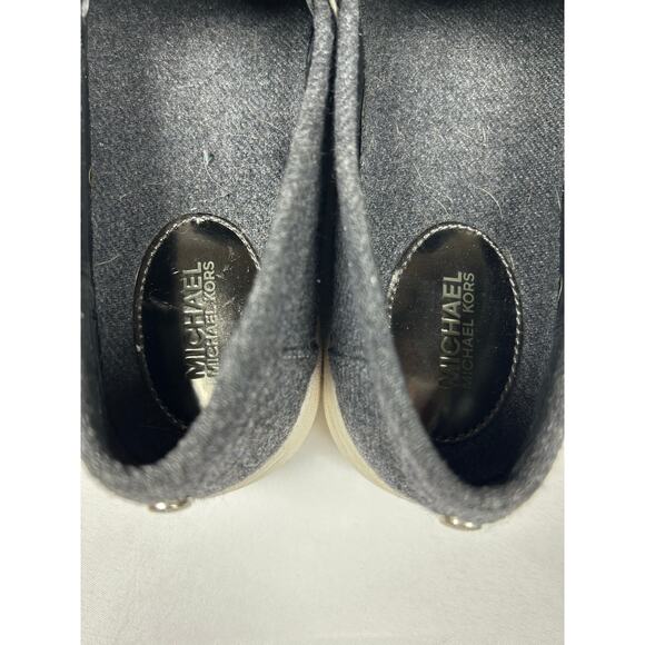 Michael Michael Kors Women's Slip On Metallic Trim Penny Loafers Size 6 - Picture 7 of 11